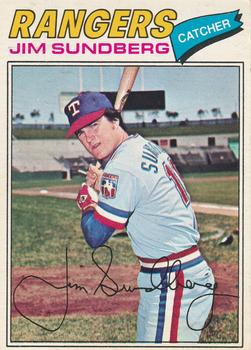 1977 O-Pee-Chee #185 Jim Sundberg Front