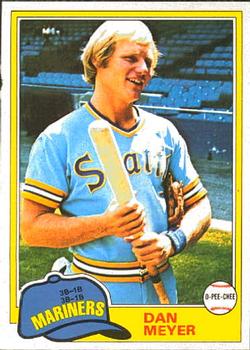 1981 O-Pee-Chee #143 Dan Meyer Front