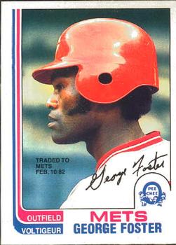 1982 O-Pee-Chee #336 George Foster Front