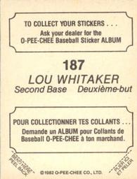 Lou Whitaker Gallery | Trading Card Database
