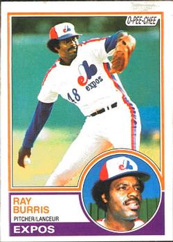 1983 O-Pee-Chee #12 Ray Burris Front