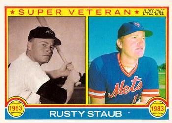 1983 O-Pee-Chee #51 Rusty Staub Front