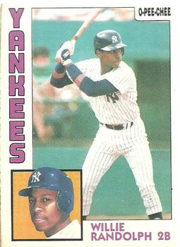 1984 O-Pee-Chee #360 Willie Randolph Front