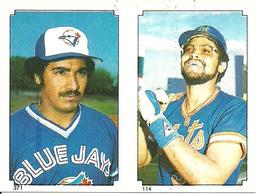 1984 O-Pee-Chee Stickers #114 / 371 Junior Ortiz / Luis Leal Front