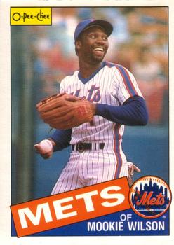 1985 O-Pee-Chee #11 Mookie Wilson Front