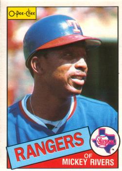 1985 O-Pee-Chee #371 Mickey Rivers Front