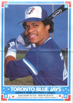1985 O-Pee-Chee - Posters #20 Jesse Barfield Front