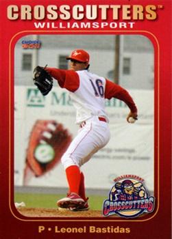 2011 Choice Williamsport Crosscutters #02 Leonel Bastidas Front