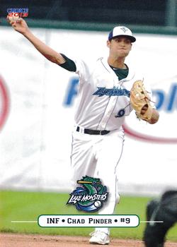 2013 Choice Vermont Lake Monsters #21 Chad Pinder Front