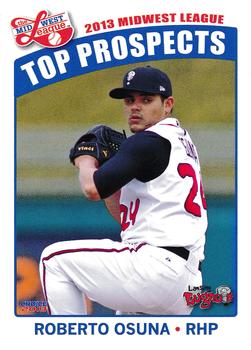 2013 Choice Midwest League Top Prospects #22 Roberto Osuna Front