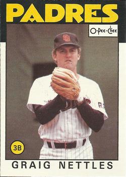 1986 O-Pee-Chee #151 Graig Nettles Front