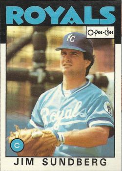 1986 O-Pee-Chee #245 Jim Sundberg Front