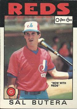 1986 O-Pee-Chee #261 Sal Butera Front