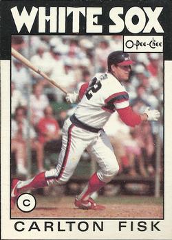 1986 O-Pee-Chee #290 Carlton Fisk Front