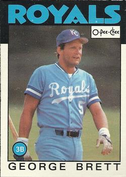 1986 O-Pee-Chee #300 George Brett Front