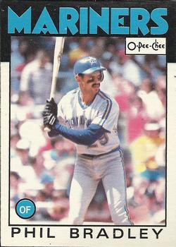 1986 O-Pee-Chee #305 Phil Bradley Front