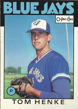 1986 O-Pee-Chee #333 Tom Henke Front