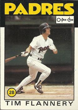 1986 O-Pee-Chee #387 Tim Flannery Front