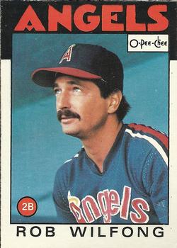 1986 O-Pee-Chee #393 Rob Wilfong Front