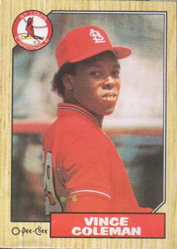1987 O-Pee-Chee #119 Vince Coleman Front