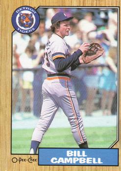 1987 O-Pee-Chee #362 Bill Campbell Front
