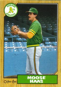 1987 O-Pee-Chee #369 Moose Haas Front