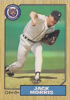 1987 O-Pee-Chee #376 Jack Morris Front