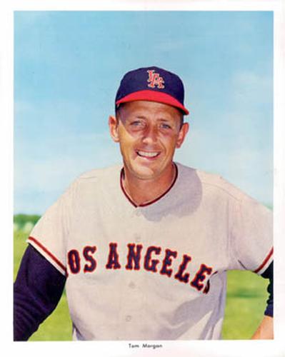 1963 Dexter Press Los Angeles Angels #6 Tom Morgan Front