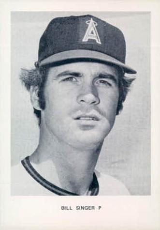 1973 California Angels Photocards #NNO Bill Singer Front