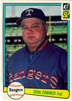 1982 Donruss #195 Don Zimmer Front