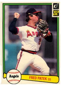 1982 Donruss #241 Fred Patek Front