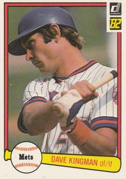 1982 Donruss #182 Dave Kingman Front