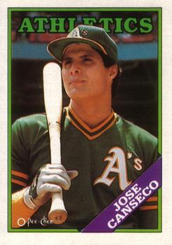 1988 O-Pee-Chee #370 Jose Canseco Front