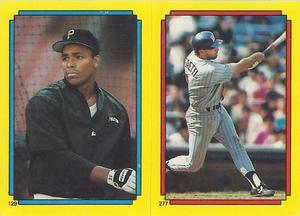 1988 Topps Stickers #129 / 277 Bobby Bonilla / Gary Gaetti Front