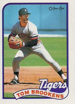 1989 O-Pee-Chee #342 Tom Brookens Front