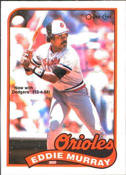 1989 O-Pee-Chee #148 Eddie Murray Front