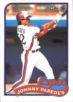 1989 O-Pee-Chee #367 Johnny Paredes Front
