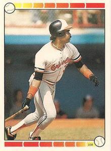 1989 O-Pee-Chee Stickers #238 Eddie Murray Front