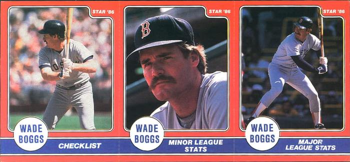 1986 Star Wade Boggs #1-3 Wade Boggs Front