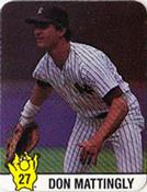 1987 Hostess Superstar Series '87 Stickers #27 Don Mattingly Front