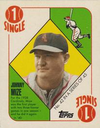 2010 Topps Update - 1951 Red Back #42 Johnny Mize Front