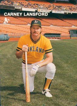 1984 Mother's Cookies Oakland Athletics #7 Carney Lansford Front