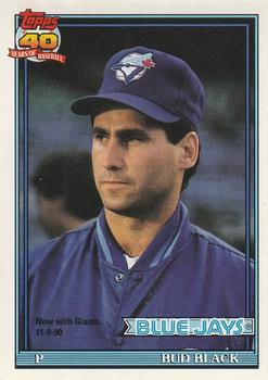 1991 O-Pee-Chee #292 Bud Black Front