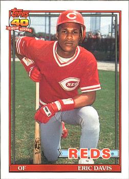 1991 O-Pee-Chee #550 Eric Davis Front