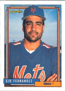 1992 O-Pee-Chee #382 Sid Fernandez Front