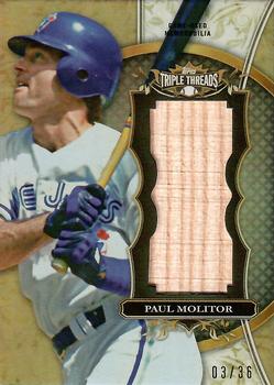 2013 Topps Triple Threads - Unity Relics #TTUJR-PM3 Paul Molitor Front