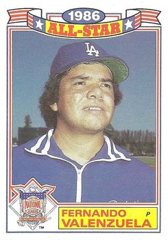 1987 Topps - Glossy All-Stars #11 Fernando Valenzuela Front