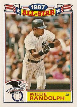 1988 Topps - Glossy All-Stars #3 Willie Randolph Front