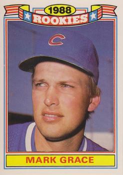 1989 Topps - Glossy Rookies #11 Mark Grace Front