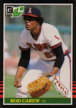 1985 Leaf #132 Rod Carew Front